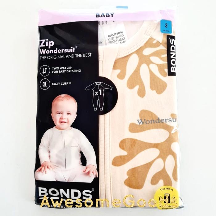 Bonds Australia Zip Wondersuit The Original | Best Size 3
