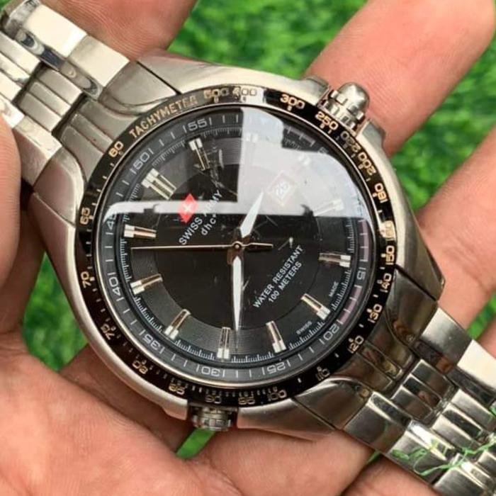Swiss army dhc original 50mm mint condition mulus cakep gagah perkasa