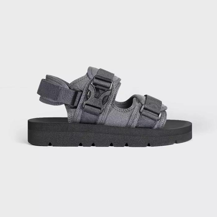 Osgood Garfield Grey Sandal Strap Slip-on dengan Upper Mesh & Strap Webbing Nilon Insole Ospray Outs