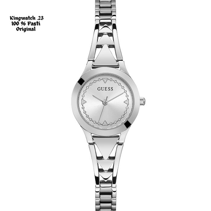 GUESS GW0609L1 TESSA Jam Tangan Wanita Analog Silver Original