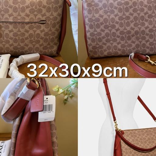 NWT Tas Coach Marlon Signature Hobo - Authentic