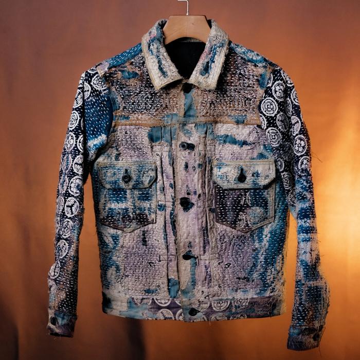 Levis Vtg Type 2 Selvedge X Boro Sashiko Handmade Japan