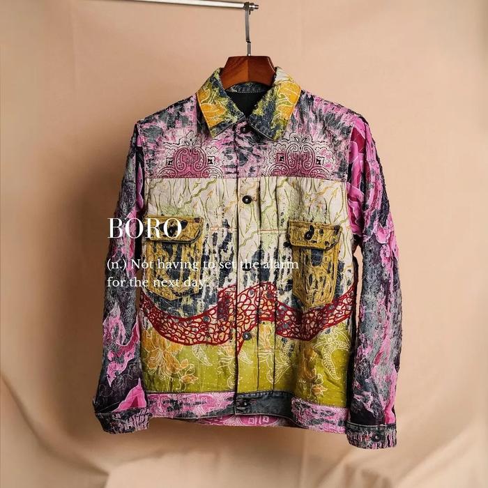 Jaket Levis Custom Boro Sashiko Type 2