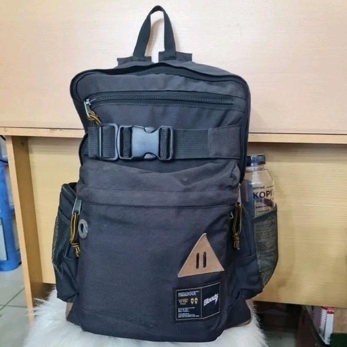 BLOODS Tas Back Pack With Leather Cover Ori