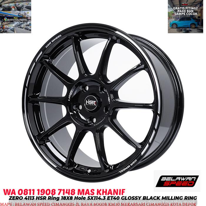 Velg mobil hsr zero ring 18 r18 mazda cx 4 cx5 cx3 innova xpander hrv