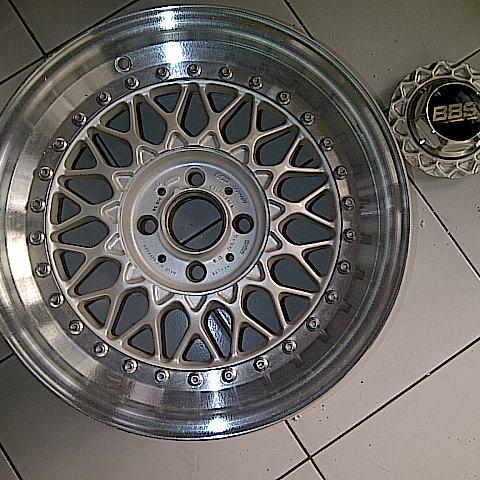 BBS RS Edition White 15 4x100 Original Germany Super Rare NOS