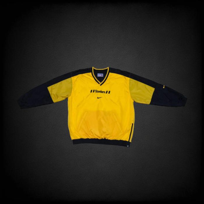 vneck steelers x Nike center | steelers vintage | nfl rare | jaket nfl