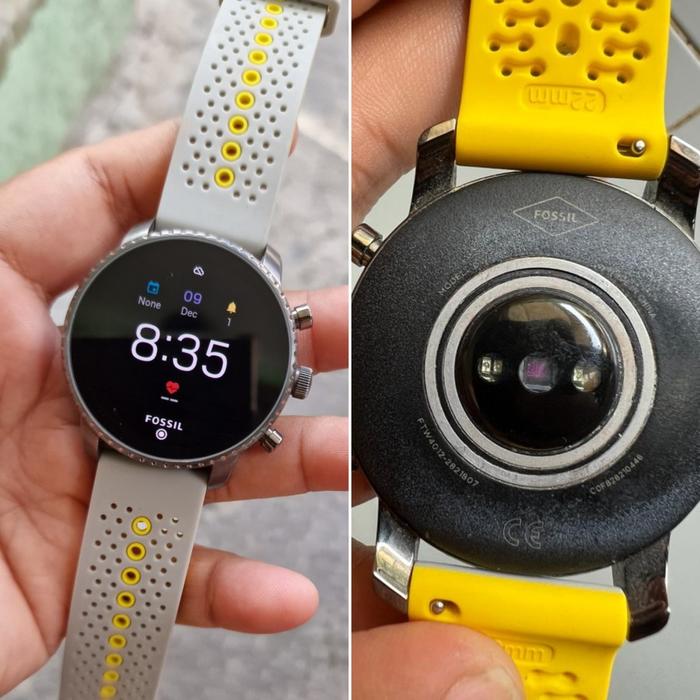 Fossil Q Explorist Gen 4 - Jam Tangan Pintar Hitam Stainless Steel 1.4" AMOLED