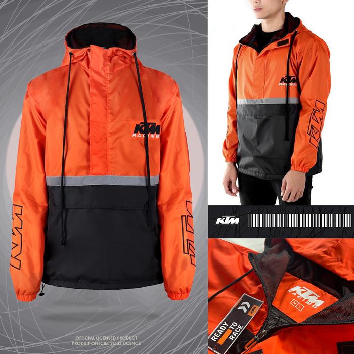 JACKET HOODIE KTM CAGOULE | JAKET ORIGINAL SPORT | JACKET IMPORT SALE
