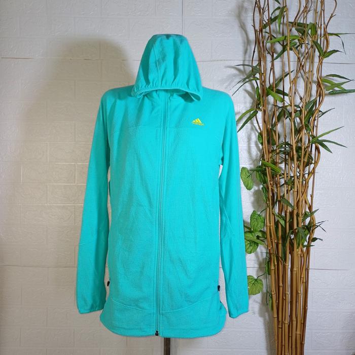 ZIPPER HOODIE ADIDAS OUTDOOR, SIZE M (SECOND BRANDED)  TOSCA, HD0089