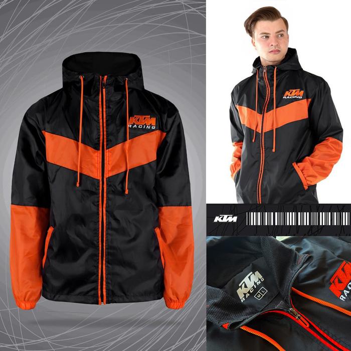 JACKET HOODIE KTM 2 TONE | JAKET ORIGINAL SPORT | JACKET IMPORT SALE