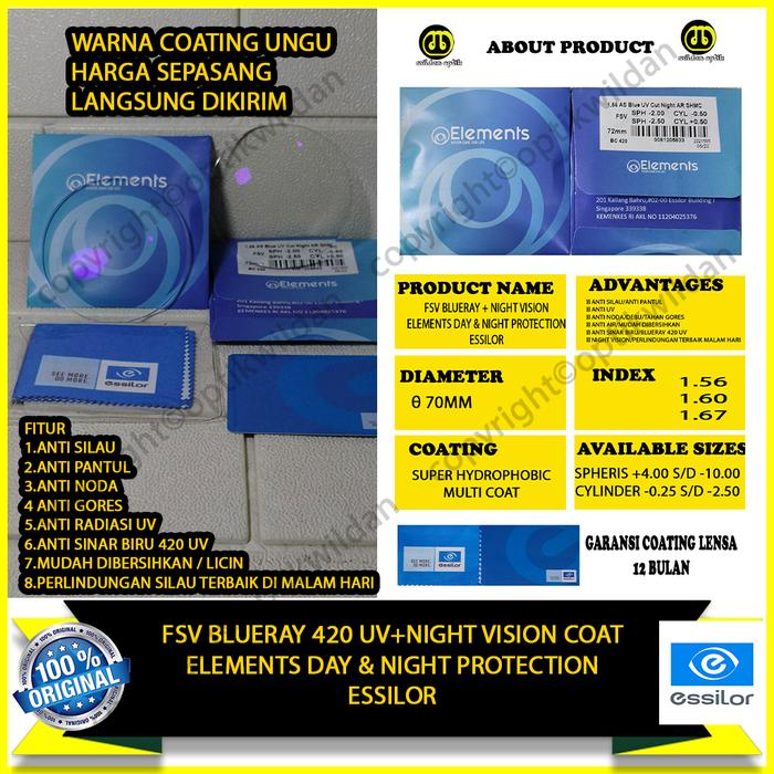 SINGLE VISION ELEMENTS BLUERAY+NIGHT VISION