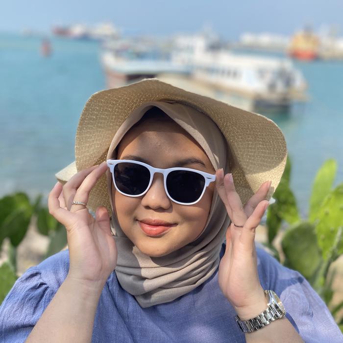White clubmaster plastic thin unisex square small Sunglasses putih