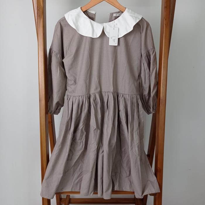 BARU Qyo studio midi dress kerah korea