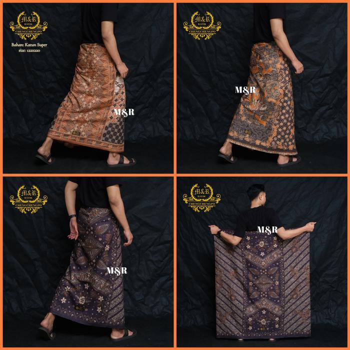 Sarung Batik Gus iqdam series original motif wirosat tribusono Katun Nyaman Pria