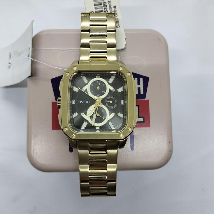 Jam tangan Pria BQ2656 Multifunction Gold-Tone Watch