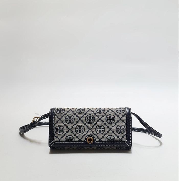 TB T Monogram Wallet Crossbody Bag