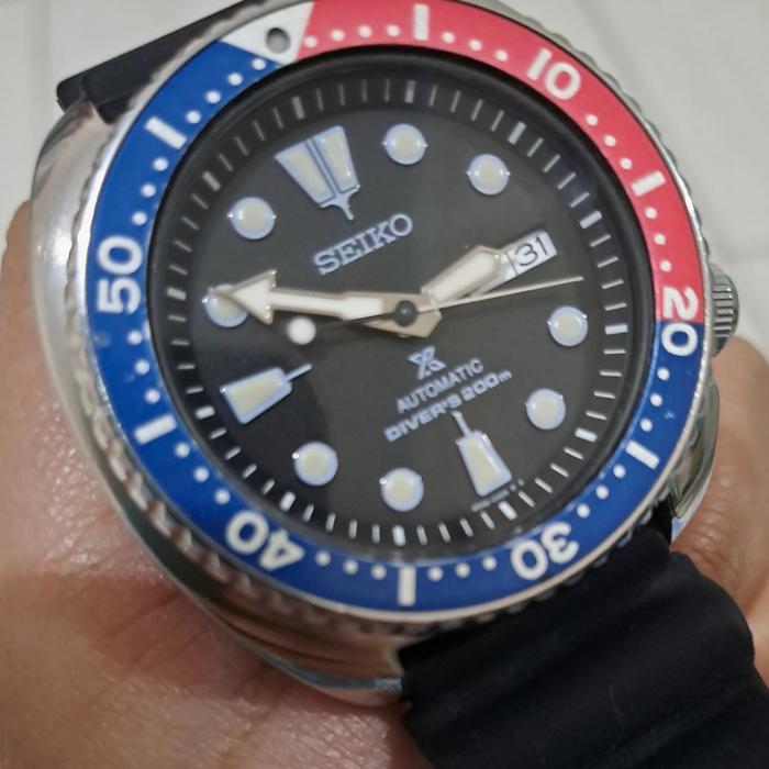 seiko turtle pepsi
