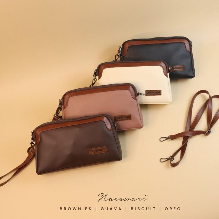 Tas kecil tas selempang Naeswari Oroginal brand By Moonzaya tas lucu