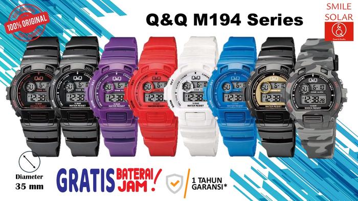 Jam Tangan Wanita Pria Unisex Army Q&Q QnQ QQ M153 M153J Original