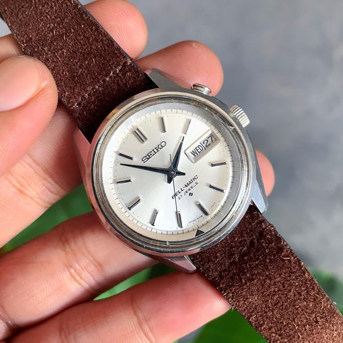 Seiko bellmatic minus kaca retak dikit