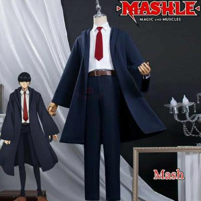 div mashle coat jubah cosplay costume