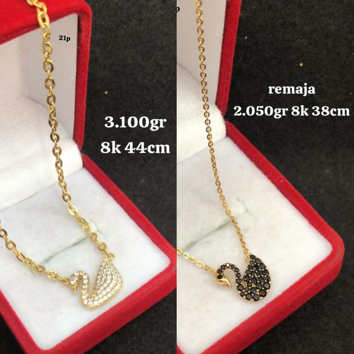 Kalung Emas Swan / Angsa Kadar 375 8K - CC