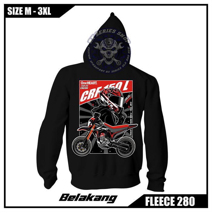 HOODIE MOTOR CRF HOODIE HONDA CRF HOODIE SUPERMOTO