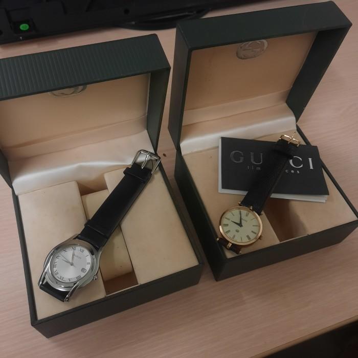 Jam Pria Gucci Vintage Original Swiss Longines Omega Aigner Seiko Mido