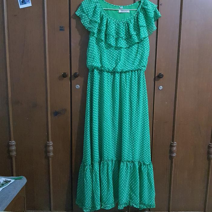 dress polkadot preloved