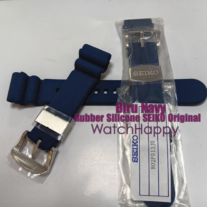 COD !!! WATCHHAPPY STRAP RUBBER SEIKO ORIGINAL SILICONE SAMURAI TURTLE