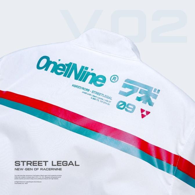 SALE TERLARIS !!! JACKET RACERNINE STREET LEGAL V2 WHITE SERIES | KSR