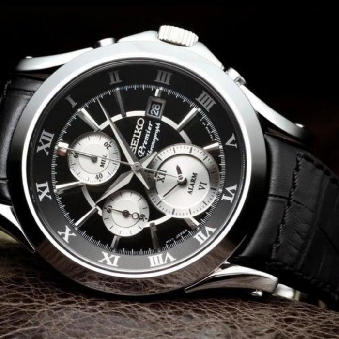 Seiko SNAD29#SNAD29#SNAD29P1#Jam tangan pria Seiko Premier SNAD29