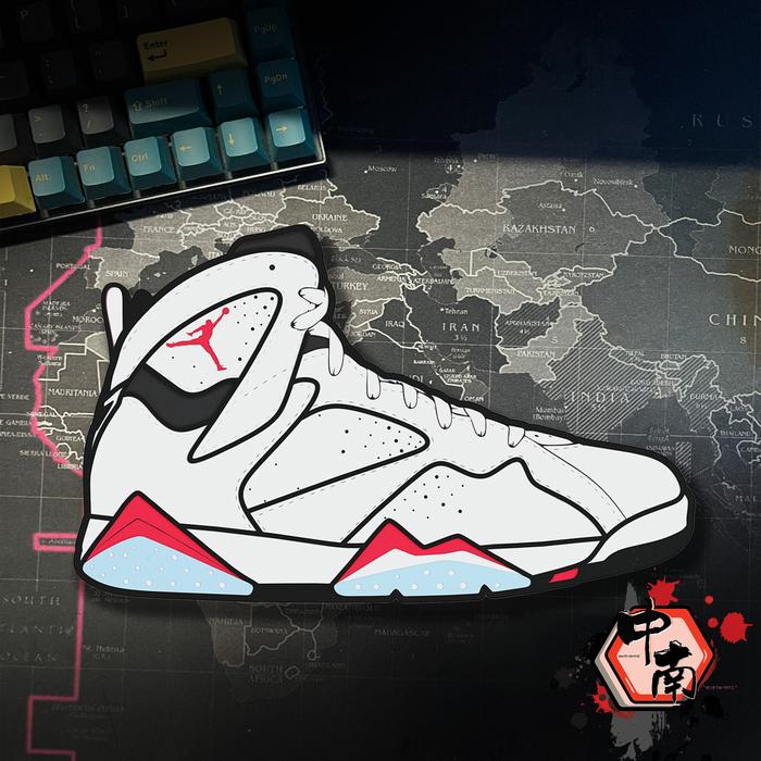 Wall Panel Multilayer Sepatu Sneaker v5 Air Jordan 7