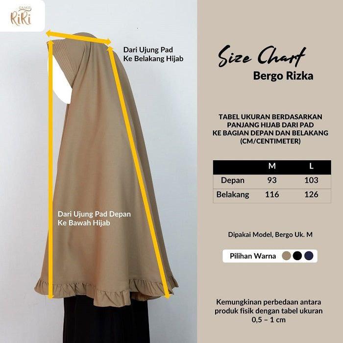 GAMIS RIRI – BERGO SYAR’I MODEL RIZKA