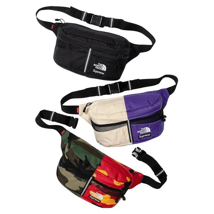 Supreme x The North Face Split Waist Bag "Black/Tan/Camo" SS24