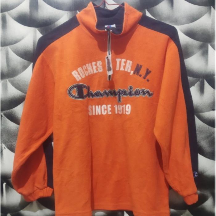 jaket/tracktop sherpa anak champion preloved tjap karoeng