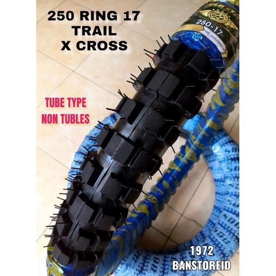 Ban Luar Trail Cros Cross Cangkul 250 ring 17 motor Bebek Supra Grand