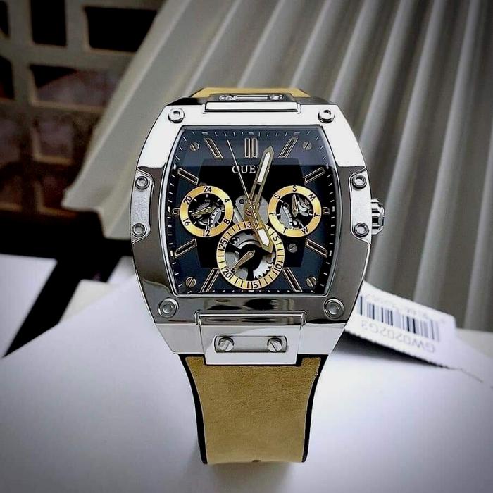 ARLOJI26 GUESS ORIGINAL TYPE GW0202G3 FULL SET BOX ORI JAM TANGAN PRIA