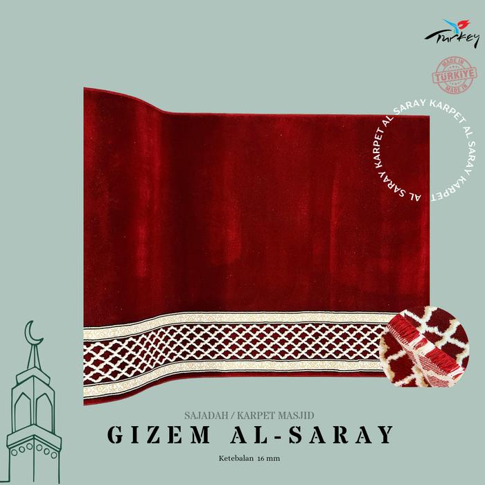 Karpet Masjid Meteran Turki Gizem Al Saray
