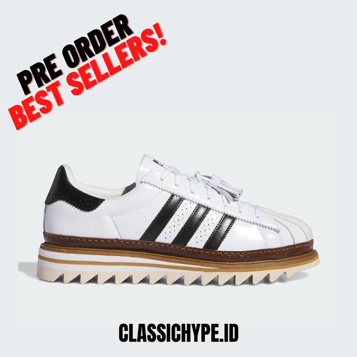 Clot Adidas Superstar Black White
