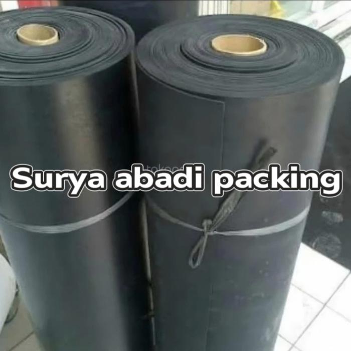 karpet karet anti slip polos meteran 4mm lebar 1m