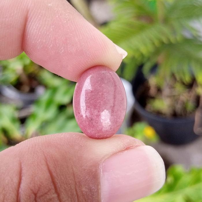 Batu Akik Natural Rhodonite / Red Borneo Kalimantan