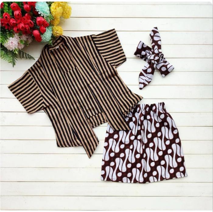 Kebaya Lurik Anak | KEBAYA LURIK PENDEK