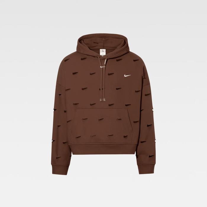 Jacquemus x Nike Le Hoodie Swoosh 2024 Brown Red Pink