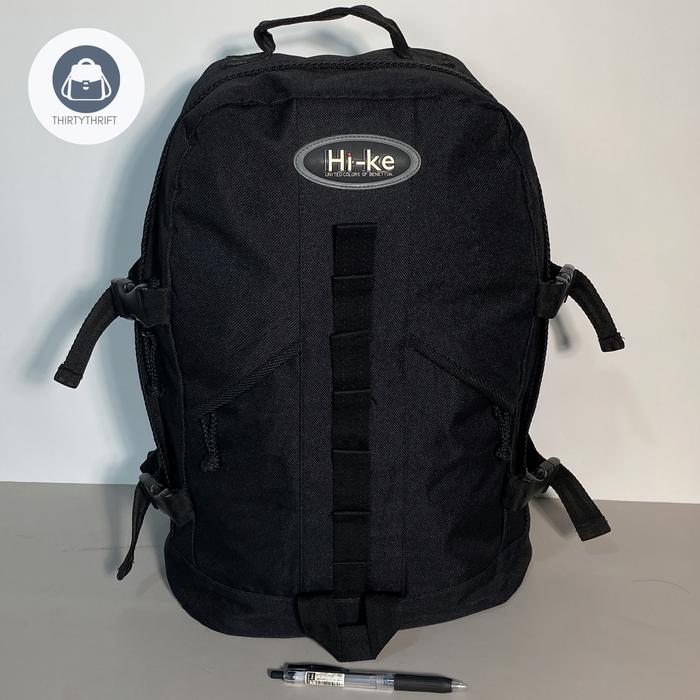 Tas Ransel Hi-Ke UCB Benetton Black Backpack