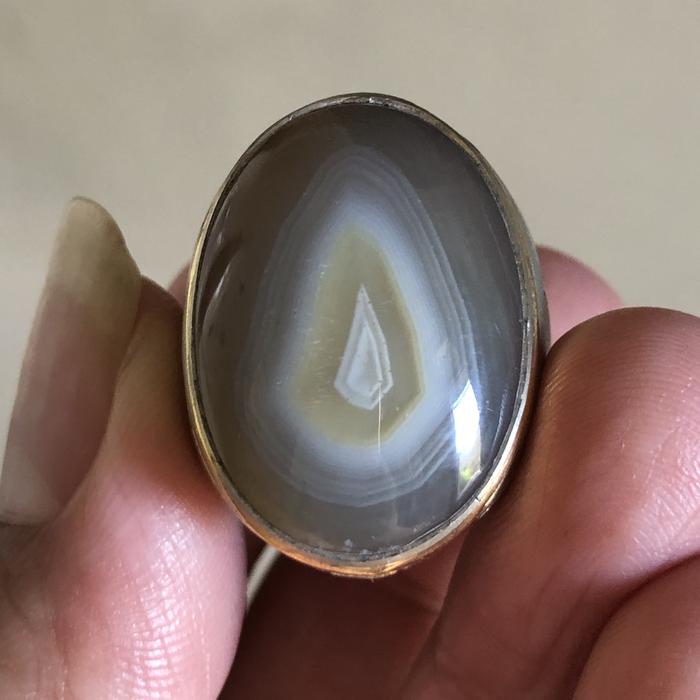 Natural Akik Sulaiman Daud Kantong semar Kuning
