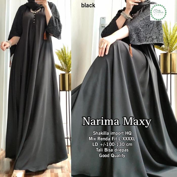 Narima Kaftan jumbo bhn shakila import HQ ld 130 pj 140 anggun