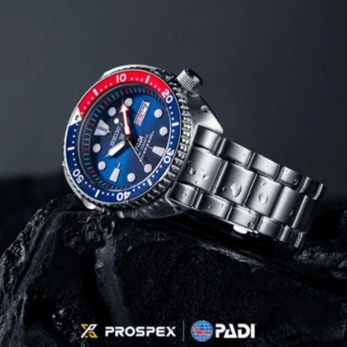 Seiko SRPE99#SRPE99K1#Jam tangan pria Seiko turtle pepsi SRPE99K1