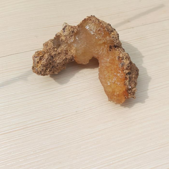 Rare Druzy Aragonite Calcite in Matrix Natural Rock Crystal Specimen